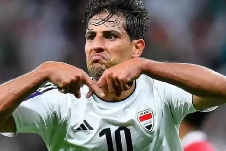 Mohanad Ali, pemain Irak yang jadi sorotan jelang laga kontra Timnas Indonesia di Kualifikasi Piala Dunia 2026. (Foto/FB Spirit Football)