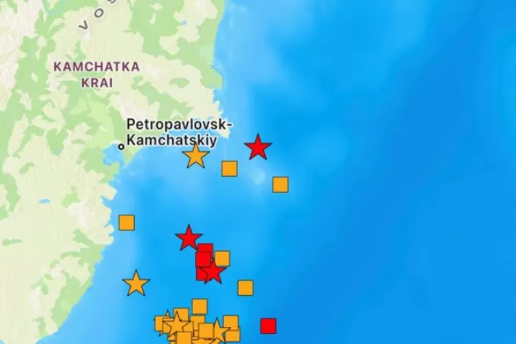 Gempa guncang Kamachatka, Riau hingga picu peringatan Tsunami (Dok. X/ @Vaishnavsharan7)