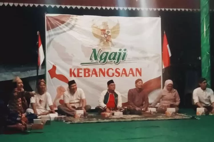 Ngaji Kebangsaan yang digelar di Pondok Pring Jagat, Sukodono, Patebon.  (edi prayitno/kontributor kendal)