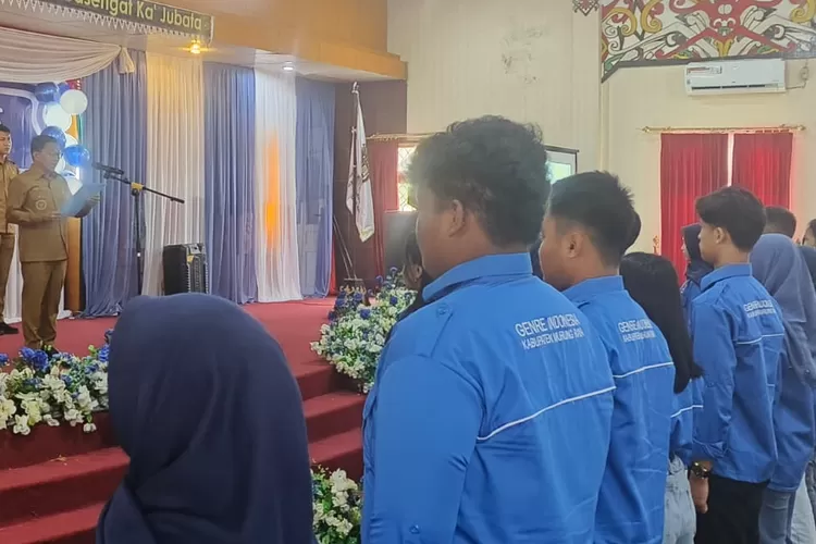 Bupati Heriyus Kukuhkan Pengurus Anggota Forum Genre Murung Raya (Kalteng Lima)