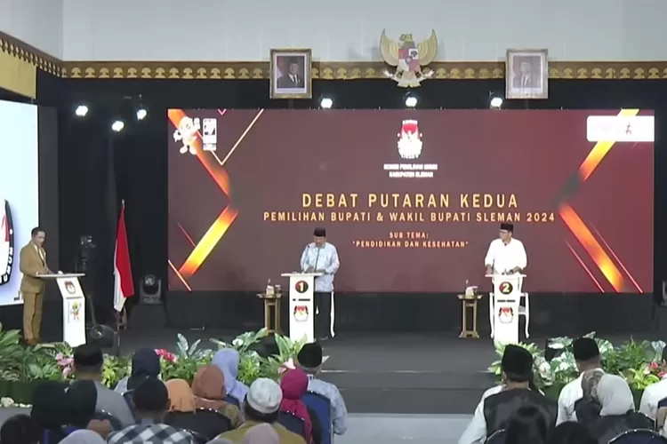 Debat Publik Calon Wakil Bupati Kabupaten Sleman Putaran Kedua.