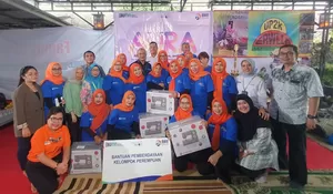 BRI Lebak Bulus Bantu Pemberdayaan Perempuan UP2K Erwela Lenteng Agung