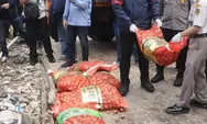Masuk Lewat Jalur Tikus, 20 Ton Bawang Impor Ilegal Dimusnahkan