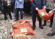 Masuk Lewat Jalur Tikus, 20 Ton Bawang Impor Ilegal Dimusnahkan