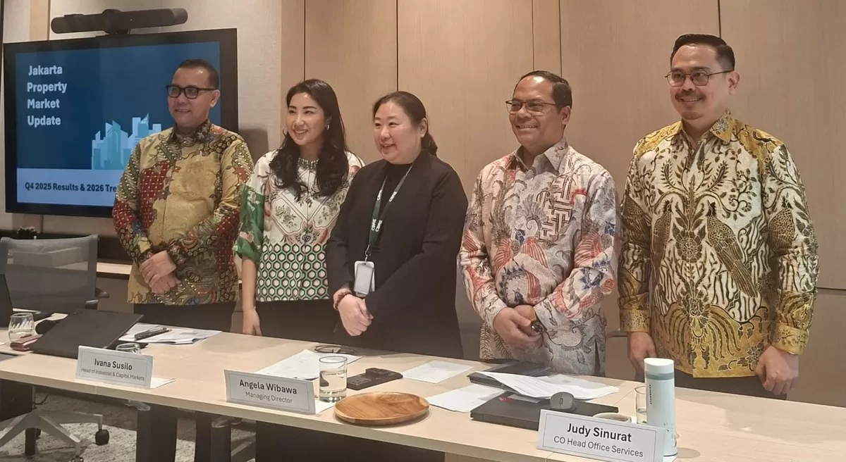 Mengikuti momentum positif pada kuartal lalu, pasar properti Jakarta diprediksi akan mengalami pertumbuhan yang solid pada tahun 2026, didukung oleh aktivitas korporasi yang terus berkembang dan prioritas penyewa yang terus berubah. (Kalimantansatu.com/Dok. CBRE Indonesia)