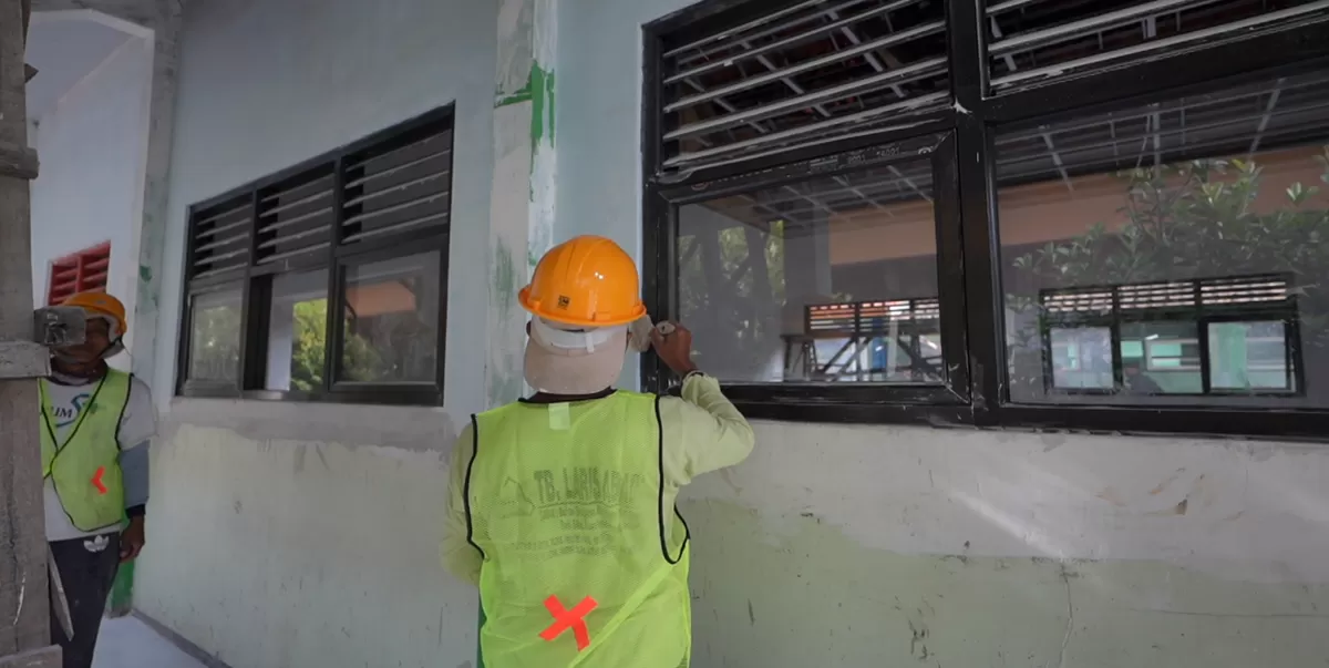Revitalisasi Sekolah SMAN 1 Jepon Hilangkan Kekhawatiran ! Sebelumnya Membahayakan Siswa, Kini Kembali Nyaman untuk Belajar (Kalimantansatu.com/Dok. Bakom RI)