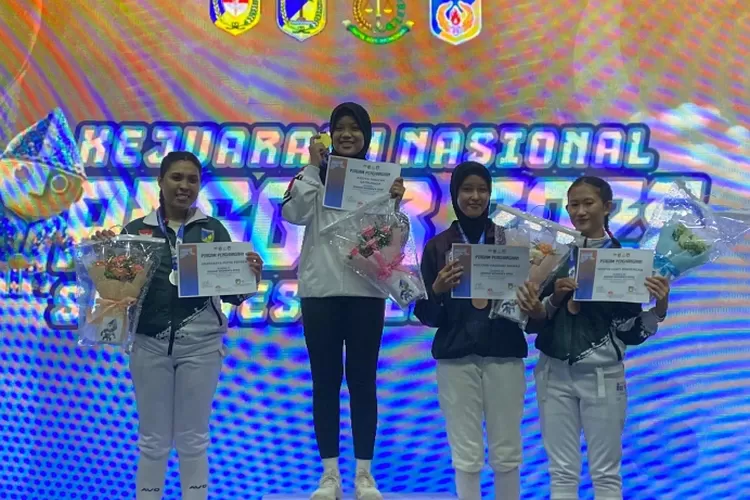 Kontingen anggar Sumatera Selatan (Sumsel) kembali mencuri perhatian pada Kejuaraan Nasional (Kejurnas) Anggar 2025 di Palu.  (Dok Ist/KetikPos.com)