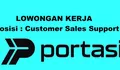 Lowongan kerja di portasi.id Dibuuhkan Segera untuk Posisi Customer Sales Support