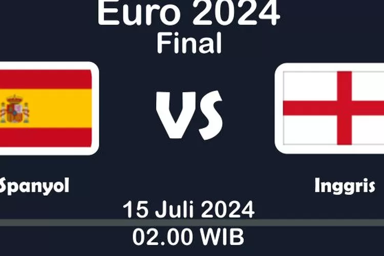 Poster Pertandingan Spanyol vs Inggris. (Foto/Indonewstoday.com / Dok. Istimewa.)