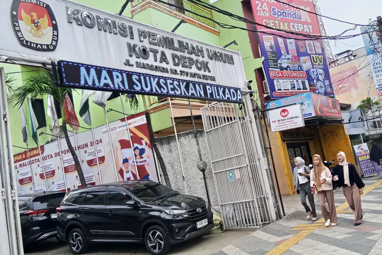 ILUSTRASI : Keberadaan Kantor KPU Depok di Jalan Margonda Raya (GERARDSOEHARLY/RADARDEPOK)