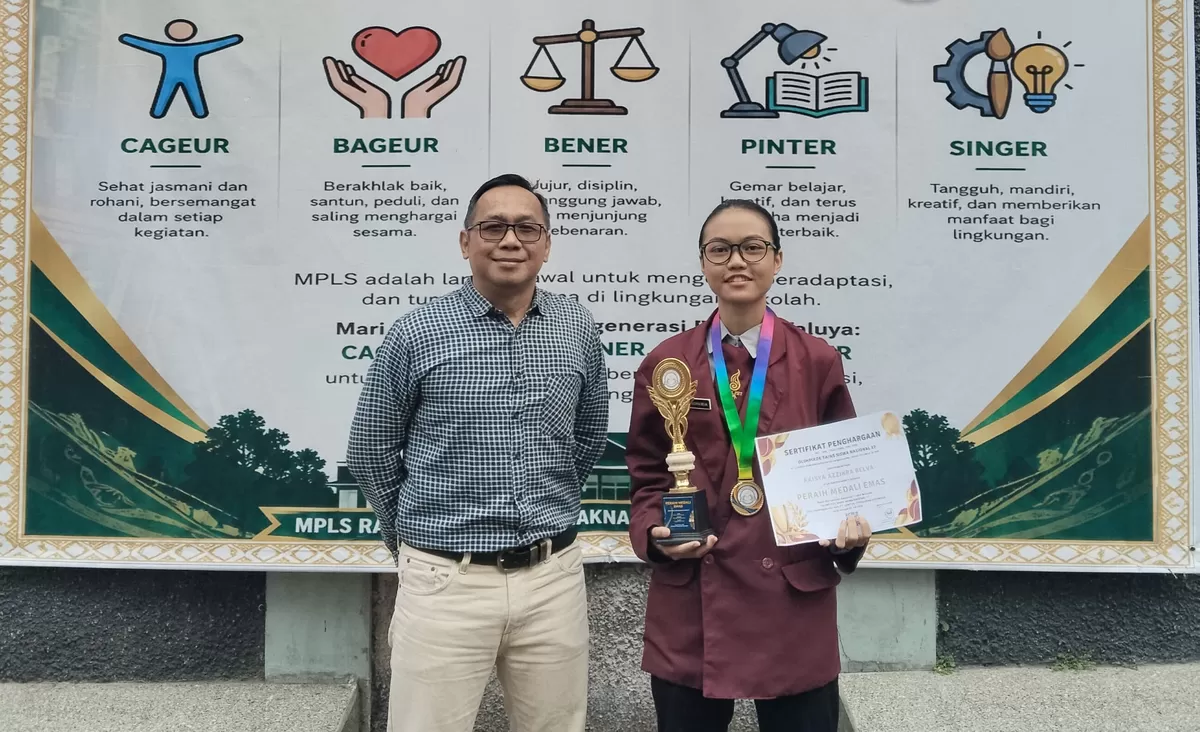 Siswa SMK Pariwisata PHT Cianjur. Raisya Azikrz Belva. (FOTO: Ist)