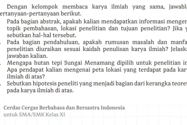 Kunci Jawaban Bahasa Indonesia Cerdas Cergas Kelas 11 Bab 6 Halaman 198 ...