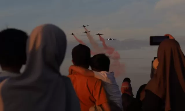 Ribuan Warga Serbu NABOD 2026 di Lanudal Juanda, Atraksi Pesawat TNI AL dan UMKM Jadi Magnet Utama
