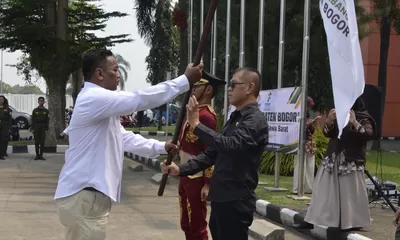 Dispora Bogor Lepas Kontingen FORBASI ke Kejurda Jawa Barat 2026