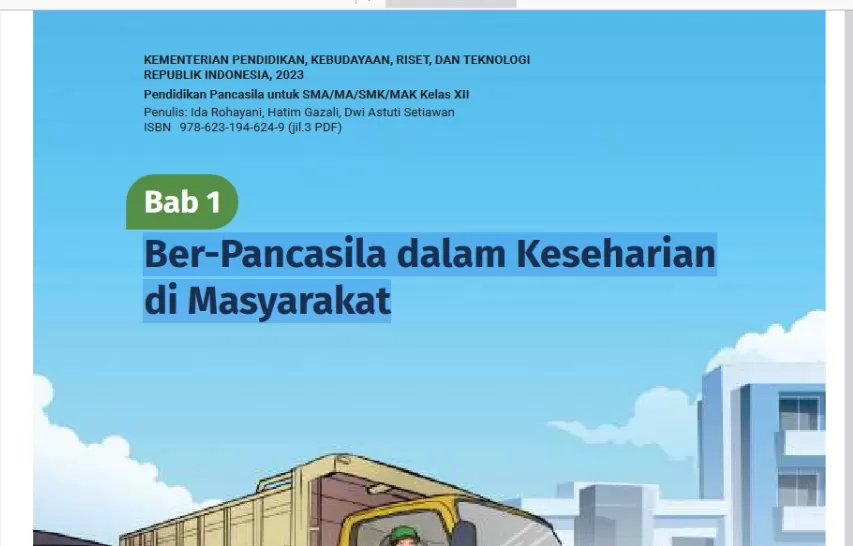 Soal-soal PG Bab 1 Pendidikan Pancasila Kelas 12: Ber-Pancasila Dalam ...