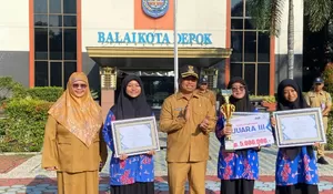 Tiga Siswa Depok Raih Juara 3 Cerdas Cerpat Pentas PAI tingkat Jabar : Walikota Supian Suri Berikan Apresiasi hingga Motivasi