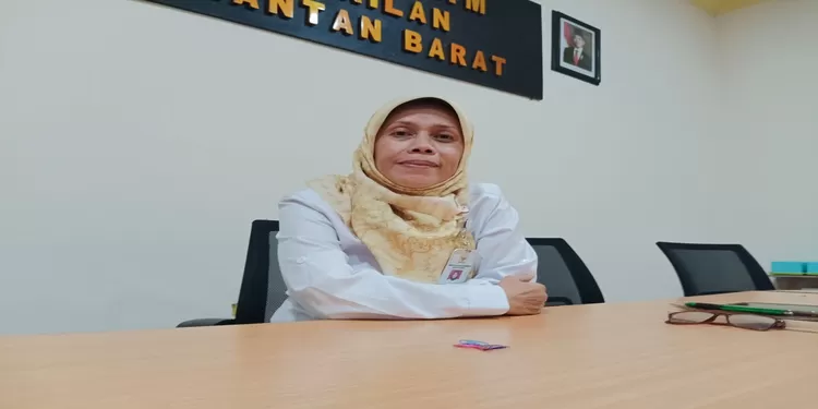 Kepala Sekretariat Komnas HAM Provinsi Kalimantan Barat Nelly Yusnita saat diwawancarai Tim Kalimantansatu.com, Senin (21/1/2026) siang WIB.