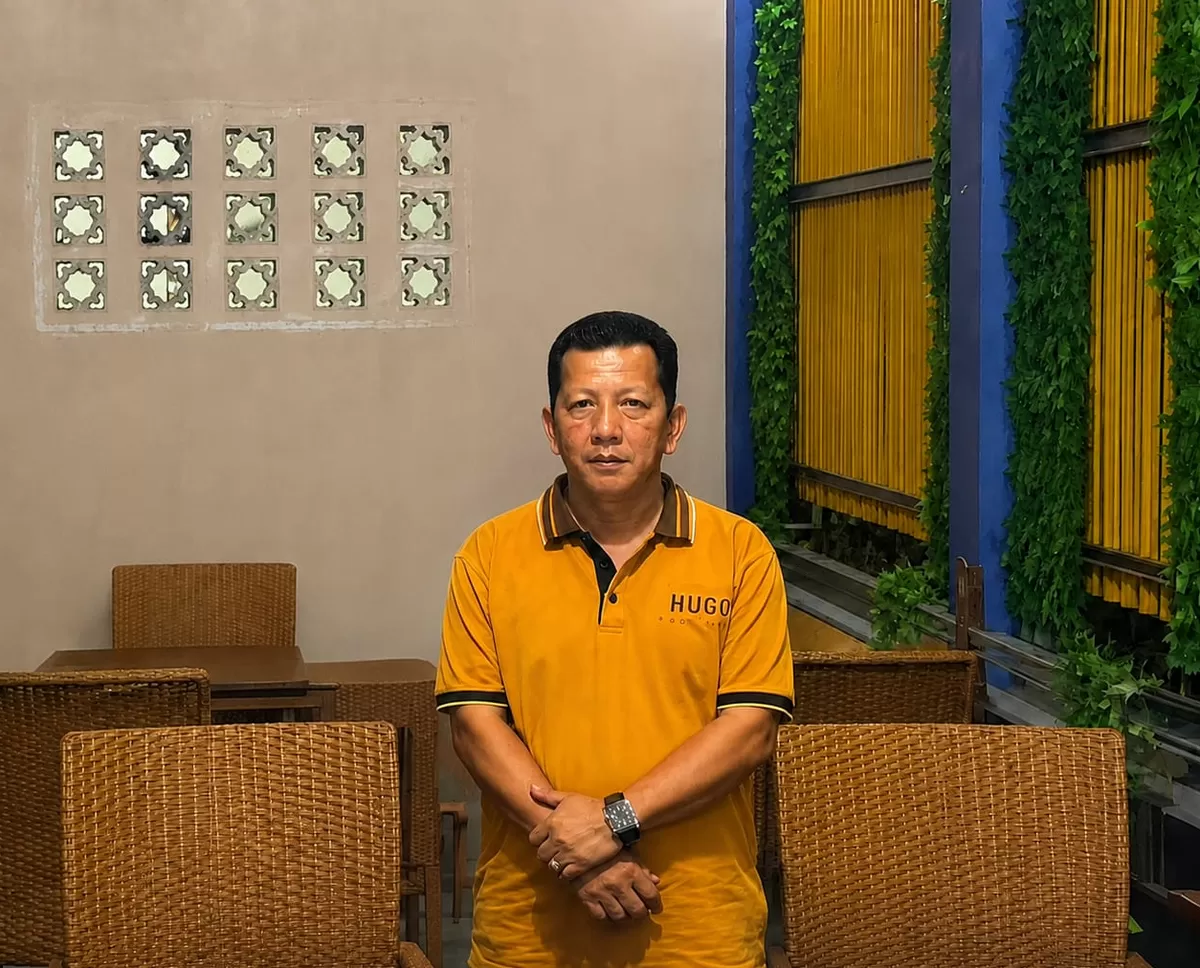 Kepala Desa Kepenuhan Barat, Kecamatan Kepenuhan, Kabupaten Rokan Hulu (Rohul), Muhammad Aris.