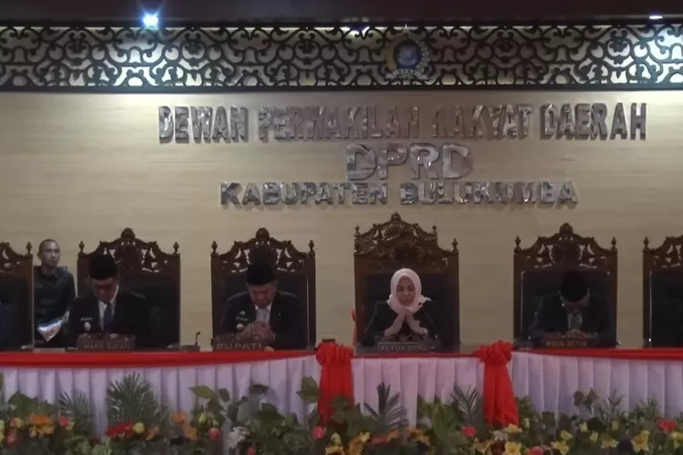 Rapat paripurna DPRD Bulukumba dengan agenda penyampaian pidato bupati Bulukumba periode 2025-2030. (Facebook DPRD Kab. Bulukumba)