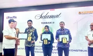Dinas PUPP Kepri Raih Penghargaan Terbaik Wilayah I Sumatera 'Keaktifan Penyelenggaraan Jasa Konstruksi' dari Kementrian PU