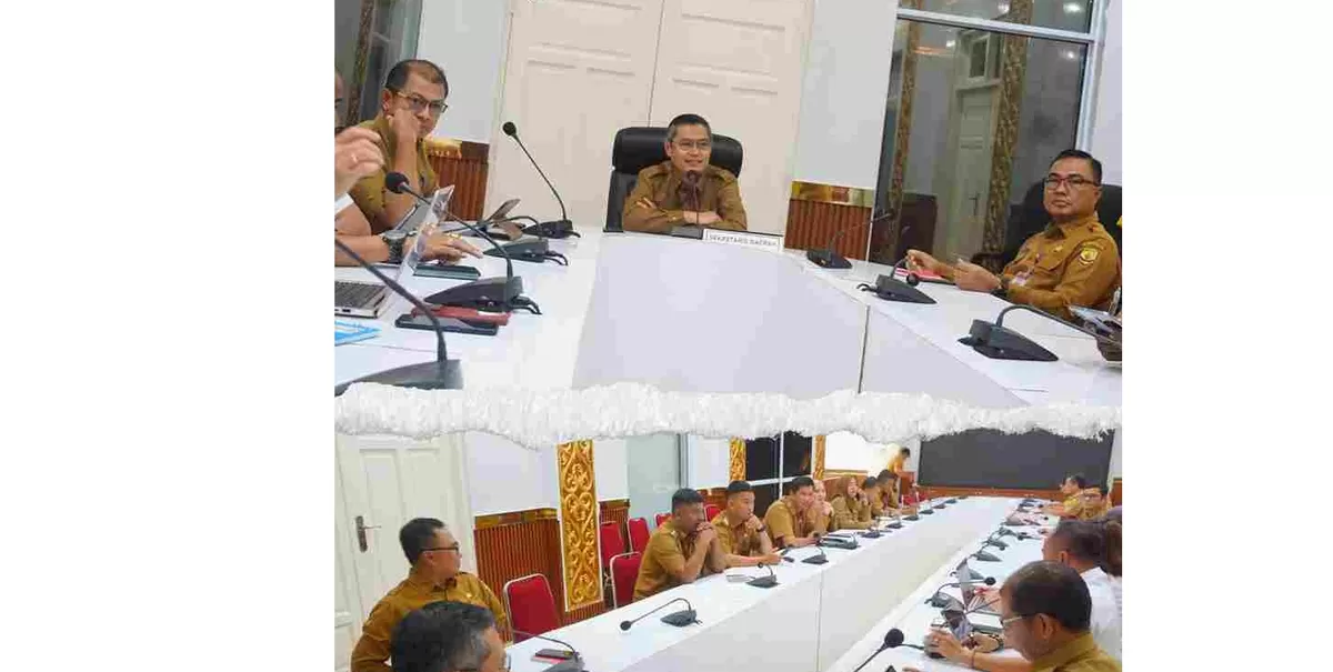 KKP RI dan DP3 Kota Tanjungpinang saat menggelar rapat persiapan pembangunan Koperasi Nelayan Merah Putih.(Foto:Diskominfo TTanjungpinang