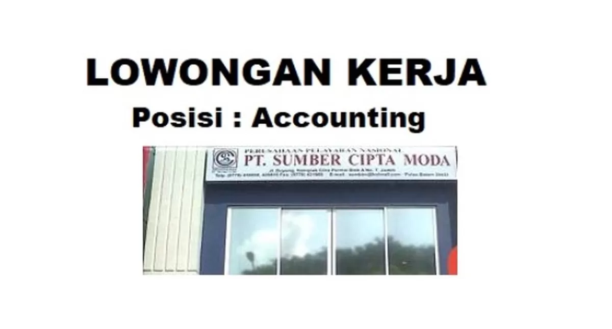 Dibutuhkan Segera Posisi Sebagai Accounting