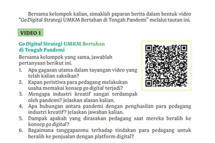 Kunci Jawaban Cerdas Cergas Bahasa Indonesia Kelas 11 Kurikulum Merdeka ...