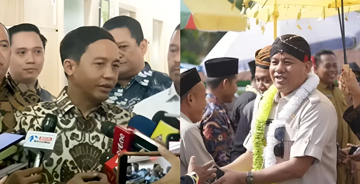 Menyoroti fakta di balik dugaan korupsi Bupati Kuansing, Suhardiman terkait gratifikasi ke Menhut, Raja Juli Antoni. (Instagram.com / @trenseterid - @bupati_kuansing)