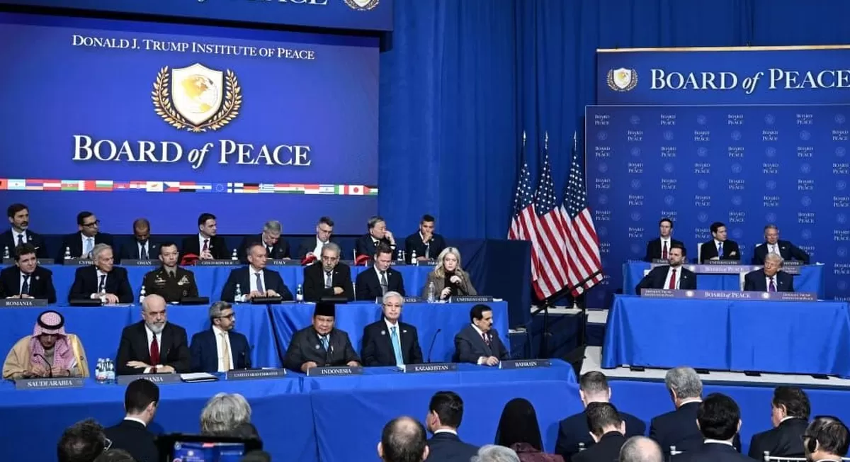 Presiden RI Prabowo Subianto dalam Inaugural Meeting of Board of Peace di Washington DC, Amerika Serikat./foto: setneg.go.id
