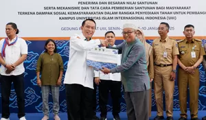 Kemenag Kembali Salurkan Santunan PDSK Lahan UIII di Depok, Direktur Diktis: Jasa Warga Penggarap untuk Cita-cita Bangsa