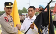 Dinilai Miliki Kinerja Rendah, Kapolresta Tanjungpinang Berikan Bendera Tengkorak ke Polsek Tanjungpinang Kota