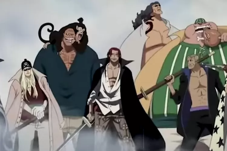 One Piece Kekuatan Anggota Bajak Laut Merah Akagami No Shanks Sangat Kuat Tanpa Buah Iblis