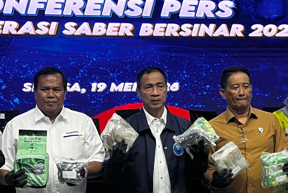 BNN Lakukan konferensi pers di Jakarta terkai pembongkaran sindikat narkoba jaringan Aceh-Bogor Jawa Barat.