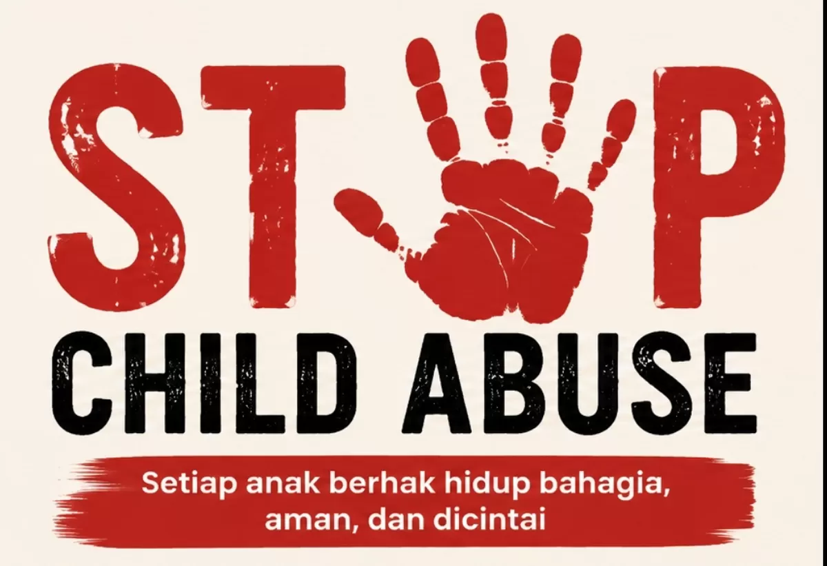 Ilustrasi Stop KDRT anak dok.ist