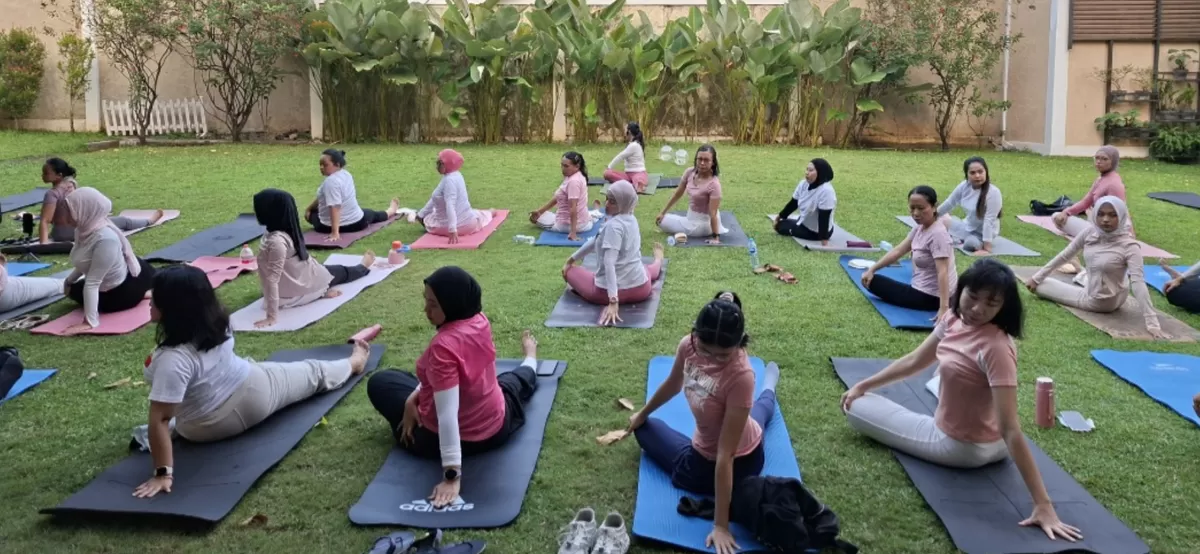 Momentum International Yoga Day, Jyotsna Kenalkan Gaya Hidup Sehat dan Aktif