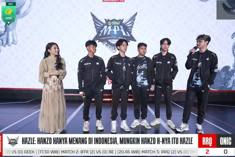 Hasil Akhir RRQ Hoshi vs ONIC Esports Big Match Minggu Pertama MPL ID S15 Malam Ini, Toyy Tampil Apik Bikin Repot Kiboy Cs (MPL Indonesia)