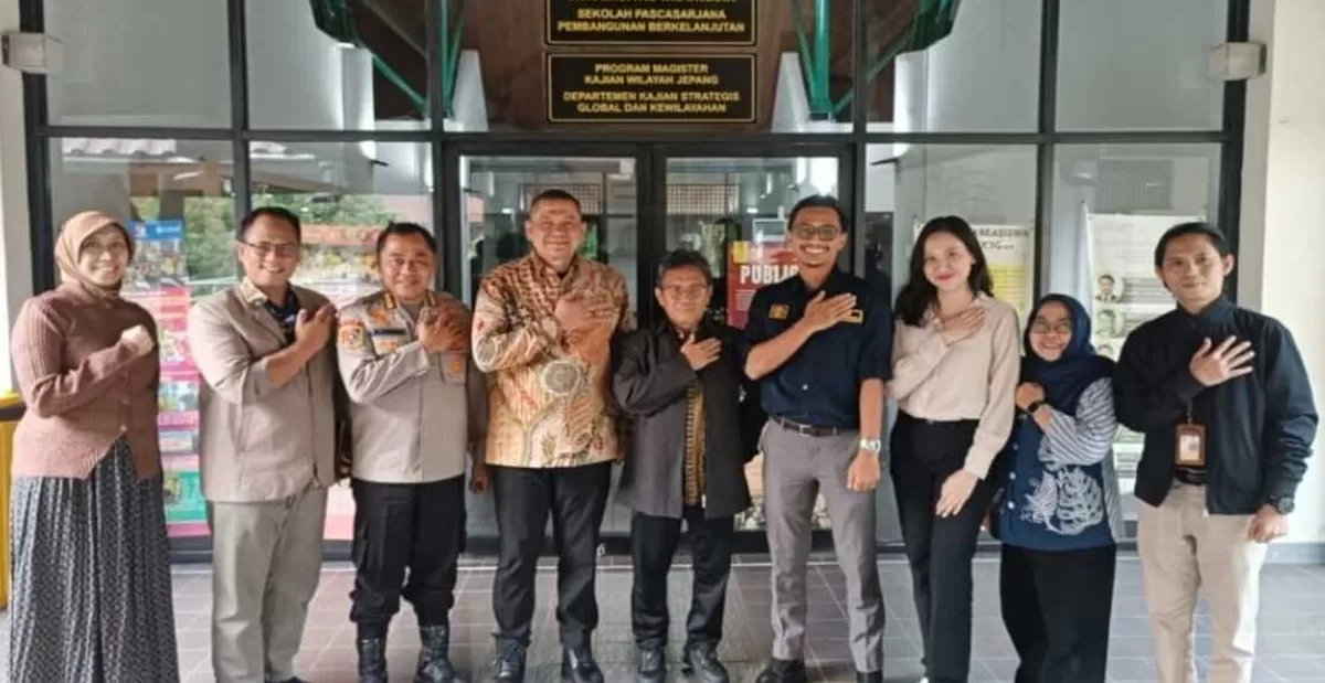 Foto : Kunjungan DIKPI ke Universitas Indonesia terkait Asosiasi Perguruan Tinggi Kajian Ilmu Kepolisian Indonesia (APTKI). (Dok. Istimewa)
