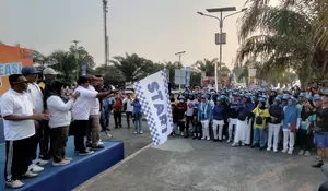 Senam dan Jalan Santai Radar Depok Pecah, Ini Kata Wakil Walikota Depok, Sekda, Kadisporyata dan Ketua KNPI