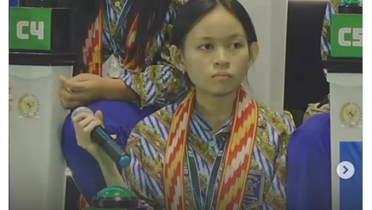 Josepha Alexandra atau Ocha saat jadi peserta LCC Empat Pilar MPR. (foto:ig)