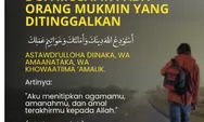 Inilah Doa Musafir Kepada Orang Mukmin yang Ditinggalkan
