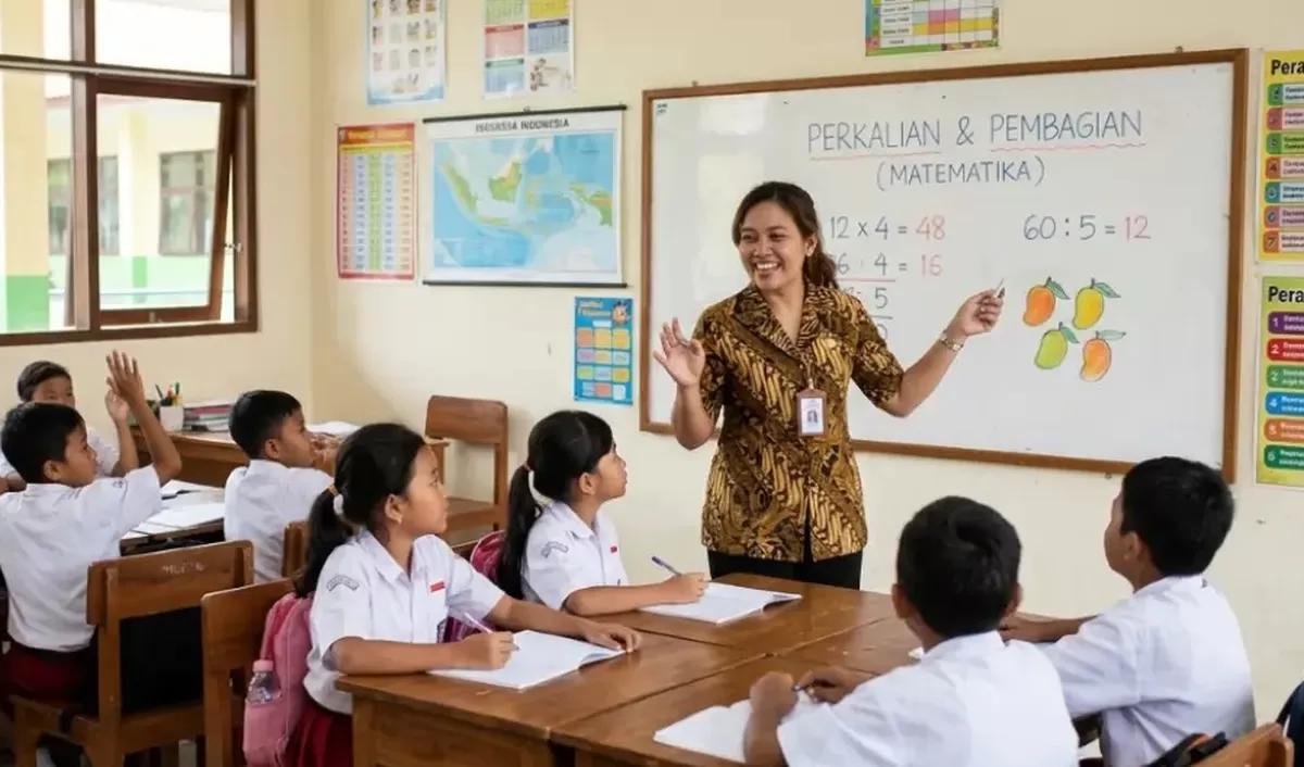 Ilusrasi. Guru Non ASN dilarang mengajar di sekolah negeri berlaku mulai 1 Januari 2027 mendatang.