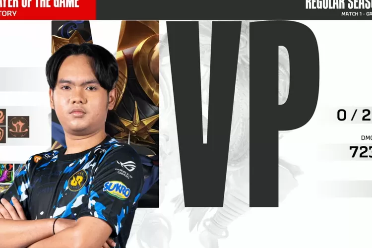 Hasil Game Pertama RRQ Hoshi vs NAVI Laga Perdana MPL ID S15, Tak Terbendung Sutsujin dkk Unggul 1-0 (MPL Indonesia)