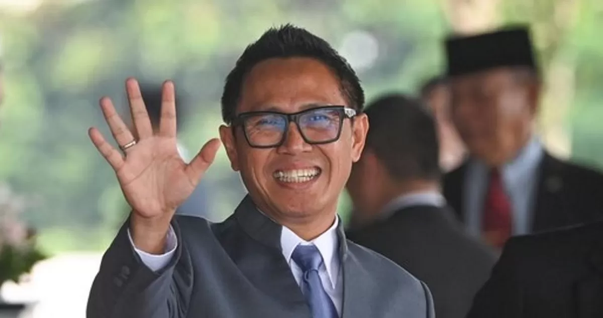 Sekjen PAN, Eko Hendro Purnomo alias Eko Patrio kembali aktif dan mengikuti rapat di DPR usai sempat disanksi. (ANTARA FOTO/Dhemas Reviyanto)