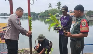 Tanam 50 Pohon di Tepi Situ Cilodong Depok, Upaya Cegah Banjir dan Longsor