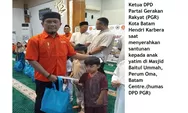 DPD Partai Gerakan Rakyat Kota Batam Adakan Buka Puasa Bersama dan Santuni Anak Yatim