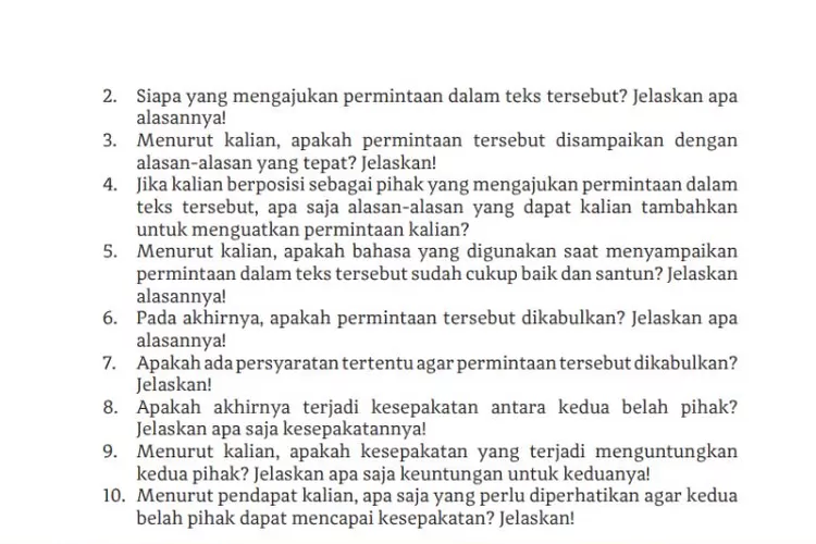 Kunci Jawaban Bahasa Indonesia Kelas 10 Bab 4 Kurikulum Merdeka Halaman ...