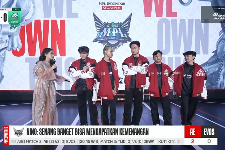 Hasil Akhir Alter Ego vs EVOS, Permainan yang Ciamik Biat El Familia Kalahkan Macan Putih dengan Skor 2-0 (MPL Indonesia)