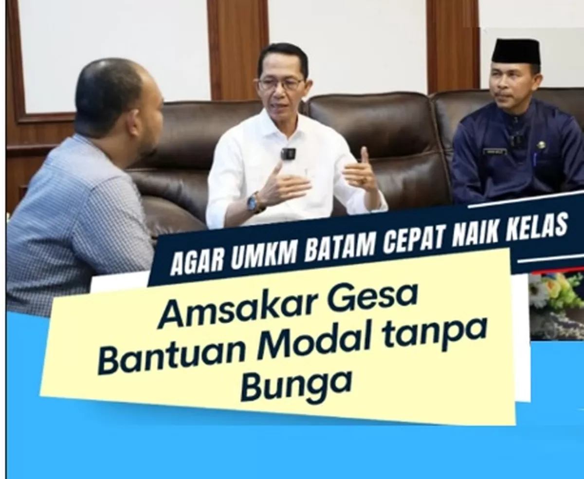 Walikota Batam Gesa Bantuan Modal Tanpa Bunga./ig