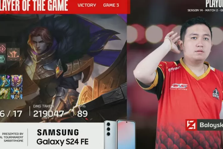 ulasan beberapa momen dan hasil game ketiga antara Fbatic Onic vs Geek Fam hari ini yang bisa kamu ketahui. (YouTube MPL Indonesia)