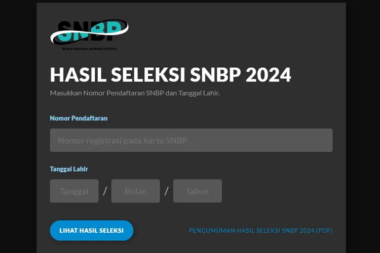 Detik-detik pengumuman hasil seleksi SNBP 2024 telah tiba. 